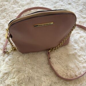 Steve Madden Blush Crossbody Bag with Gold Chain